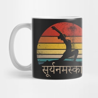 Surya Namaskara Sun Salutation Yoga Mug
